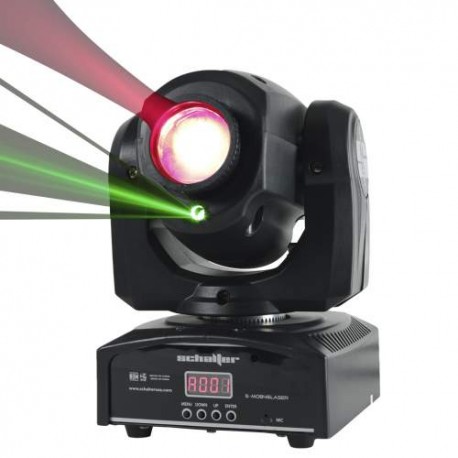 Cabeza Movil Led Beam 1x45w Rgbw Laser Verde Rojo Gobos