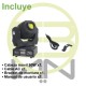 Mini Beam Cabeza Movil Led Alta Velocidad Con Gobos 1x90w