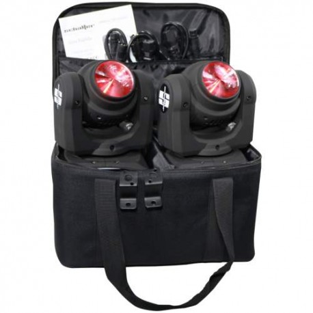 2 Mini Beam Y Wash Cabezas Movil 2 En 1 Con Mochila 55 Watts SET2-MOB2FACE