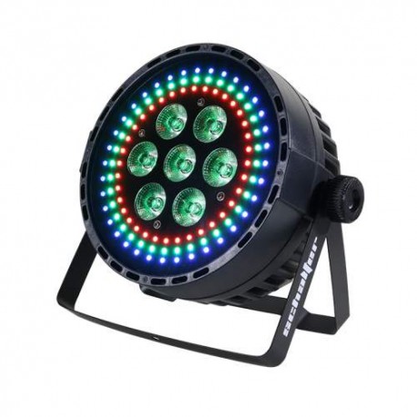 Cañon LED 7x12w Colores Rgb Ultravioleta Luz Negra Smd S-PAR7SMD